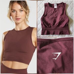 Gymshark Sweat Seamless Midi Tank Size Medium